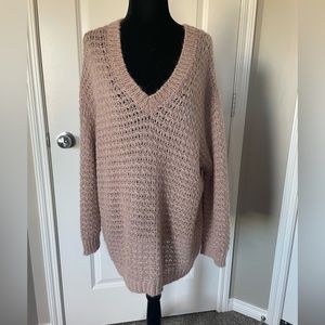 Roségold knit sweater